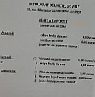 L De Ville menu