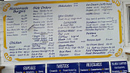 Twisted Sisters Ice Cream Parlor menu