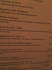 Va Bene Italian Restaurant Martini Wine Bar menu