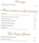 Auberge André Cambes menu