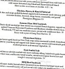 Jesse's Tavern menu