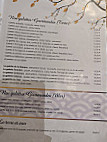 Le Moulin Vert menu