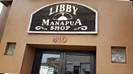 Libby Manapua Shop. outside