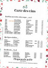 Chapeau De Paille menu