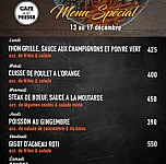 Cafe De La Presse menu