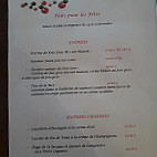 La Grange menu