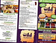 The Wild Burrito menu