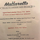 Sfoglia Bologna Al Mattarello menu