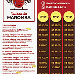 Cozinha Da Maromba menu
