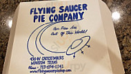 Flying Saucer Pie Co. menu