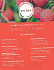 Lychee Alohilani Resort menu