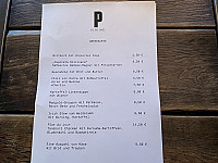 Cafe Pfortner menu