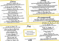 Pink Flamingo Paris menu