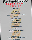 Julian's Provisions menu