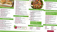 Nature's Table Cafe menu