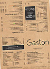 Le Petit Gaston menu