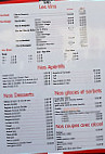 Gastronomie Quach menu