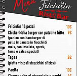 Friciulin menu