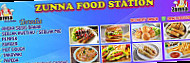 Zunna Food Station menu