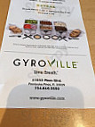 Gyroville menu