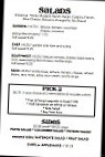 Brew 2 Rescue Cafe menu