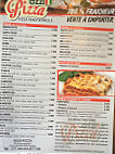 Ozzi Pizza menu