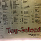 Tuy Salceda menu