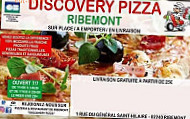 Pizzeria& Discovery Pizza menu