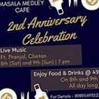 Masala Medley Cafe menu