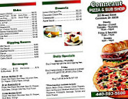 Conneaut Pizza & Sub Shop. menu