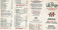 La Piazza Pizzeria menu