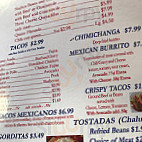 La Costenita Mexican Seafood menu