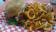Phyllis' Giant Burgers food