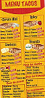 Nikit's Pizza menu