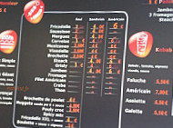 Pic Frite menu