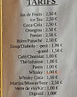Graille Marie Josee menu