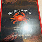 The Juicy Seafood menu
