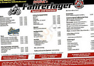 Taste Of Speed Fahrerlager menu