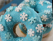 Snowflake Donuts food