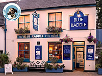 The Blue Raddle outside