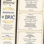 Restavracija Brič menu