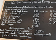 La Taverne Berbère menu
