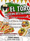 El Toro Mexican Grill menu