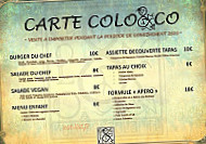 Colo&co menu