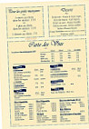 Auberge La Ferme du Brusquand menu