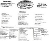 Luce Line Lodge And Grill menu
