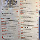 Cote Pizza menu