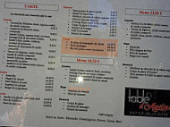 La Table D'angelique menu