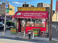The Sanchez Luncheonette outside