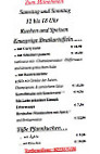 Auffelder-Bauerncafe menu